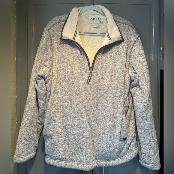 Orvis Mens sherpa fleece jacket - Picture 1 of 6